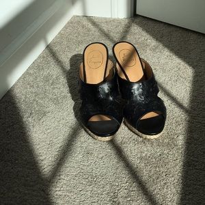 Never worn Jack Rogers Wedges